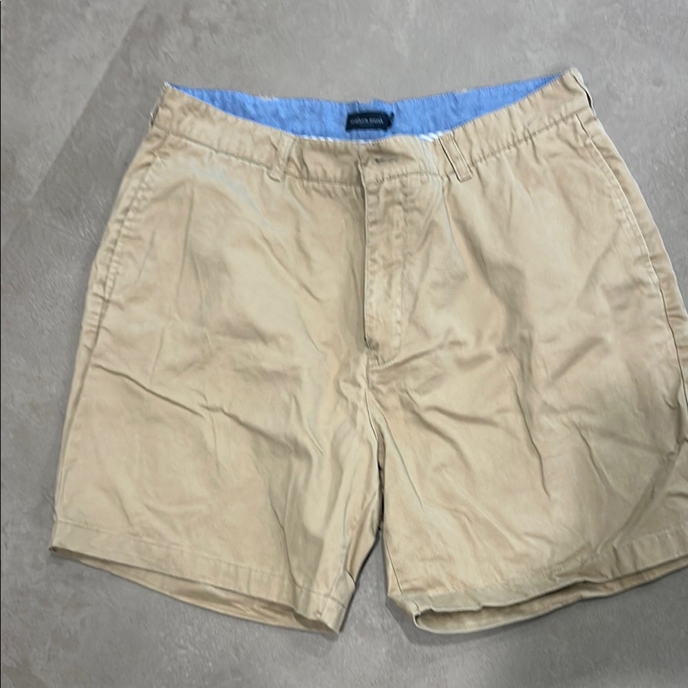 Southern Marsh Tan Flat Front Shorts